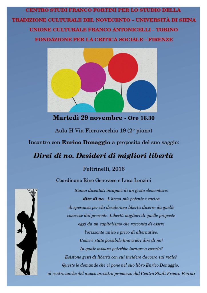 Direi di no. Desideri di migliori libertà