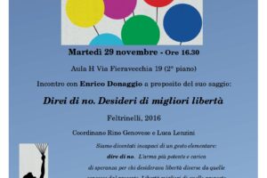 Direi di no. Desideri di migliori libertà