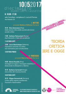 Teoria critica ieri e oggi