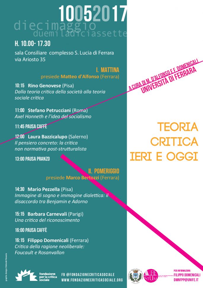 Teoria critica ieri e oggi